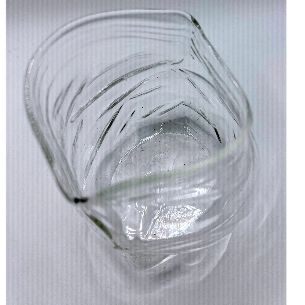 American Metalcraft GZB22 Glass Bowl Small Clear Excellent Crinkled Bag Design
